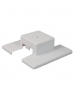 Juno Compatible Center Feed - White Color - Juno Track System - Liteline J-CF6108-WH